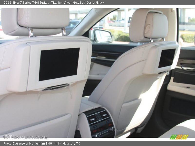 Titanium Silver Metallic / Oyster/Black 2012 BMW 7 Series 740i Sedan