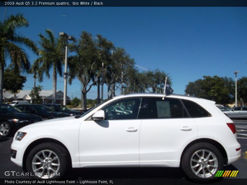 Ibis White / Black 2009 Audi Q5 3.2 Premium quattro