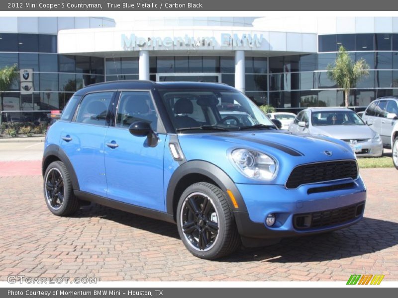 True Blue Metallic / Carbon Black 2012 Mini Cooper S Countryman