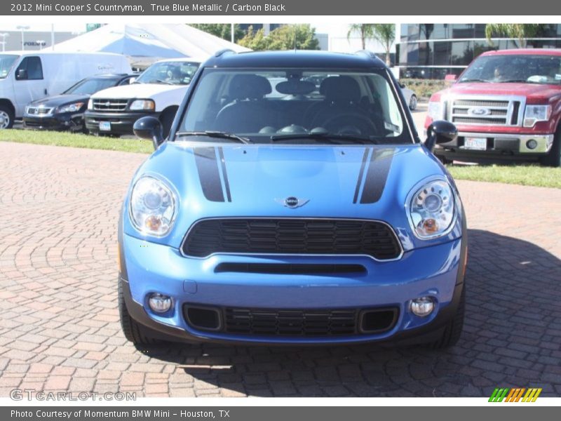 True Blue Metallic / Carbon Black 2012 Mini Cooper S Countryman