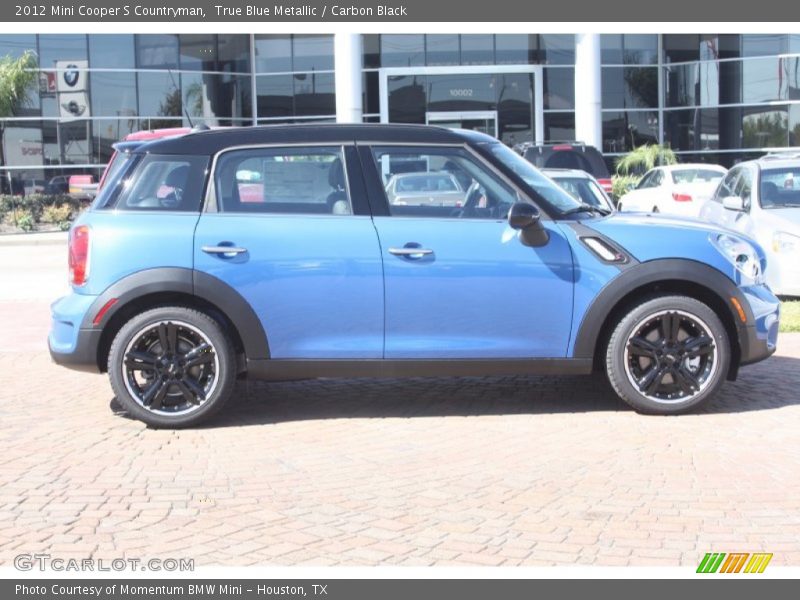 True Blue Metallic / Carbon Black 2012 Mini Cooper S Countryman