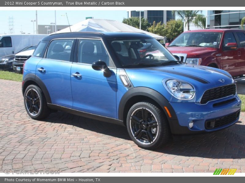 True Blue Metallic / Carbon Black 2012 Mini Cooper S Countryman