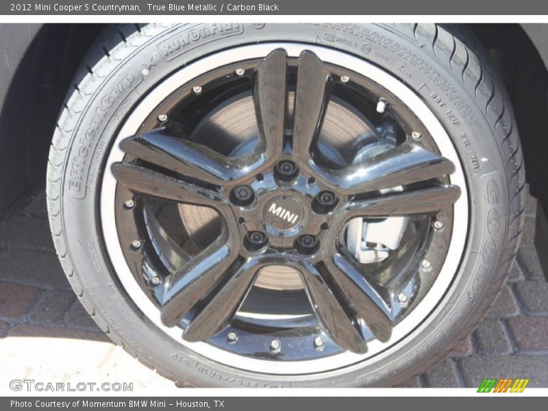 True Blue Metallic / Carbon Black 2012 Mini Cooper S Countryman
