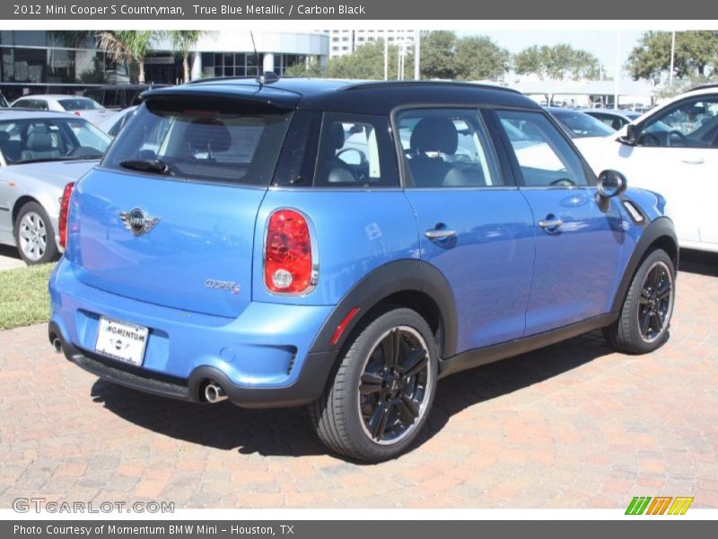 True Blue Metallic / Carbon Black 2012 Mini Cooper S Countryman
