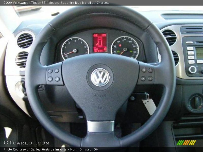 Sapphire Blue Metallic / Charcoal 2009 Volkswagen Tiguan SE 4Motion