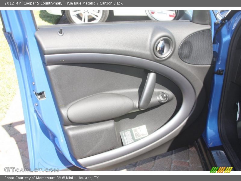 True Blue Metallic / Carbon Black 2012 Mini Cooper S Countryman