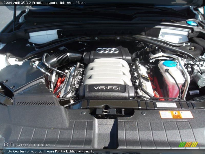 Ibis White / Black 2009 Audi Q5 3.2 Premium quattro