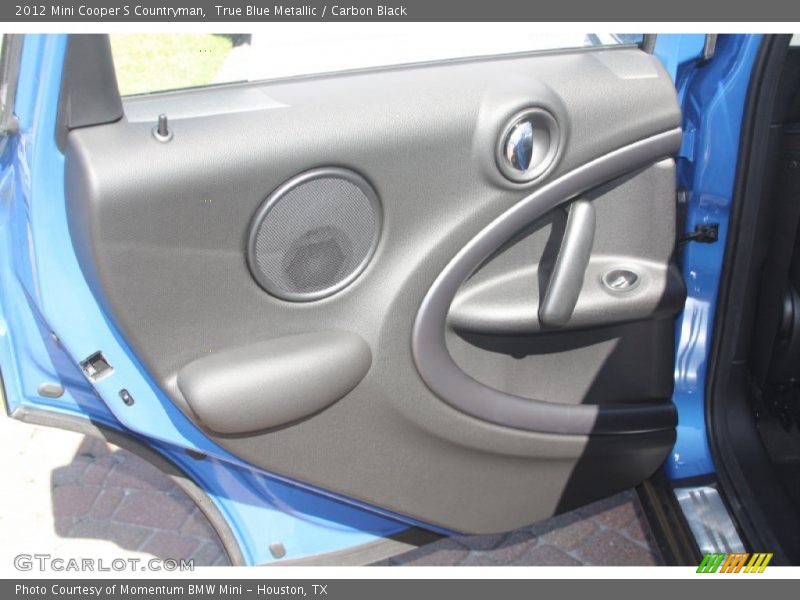 True Blue Metallic / Carbon Black 2012 Mini Cooper S Countryman