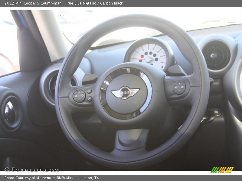 True Blue Metallic / Carbon Black 2012 Mini Cooper S Countryman