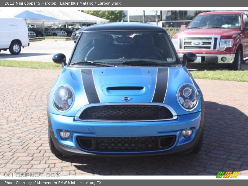 Laser Blue Metallic / Carbon Black 2012 Mini Cooper S Hardtop