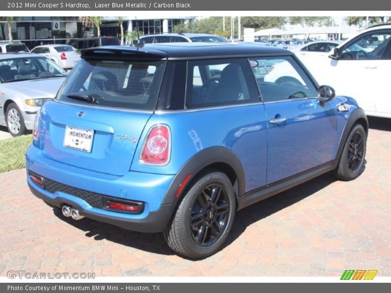 Laser Blue Metallic / Carbon Black 2012 Mini Cooper S Hardtop