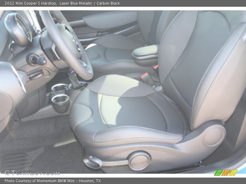 Laser Blue Metallic / Carbon Black 2012 Mini Cooper S Hardtop