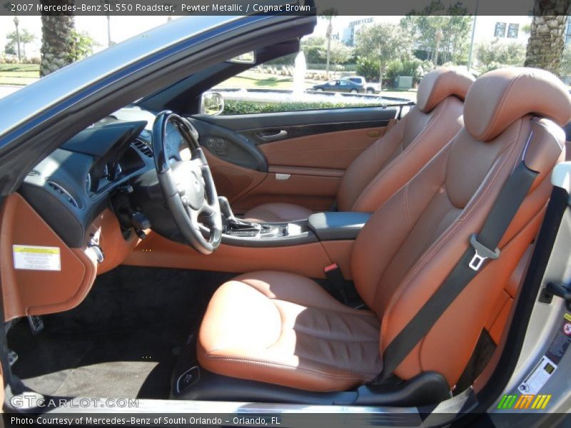  2007 SL 550 Roadster Cognac Brown Interior