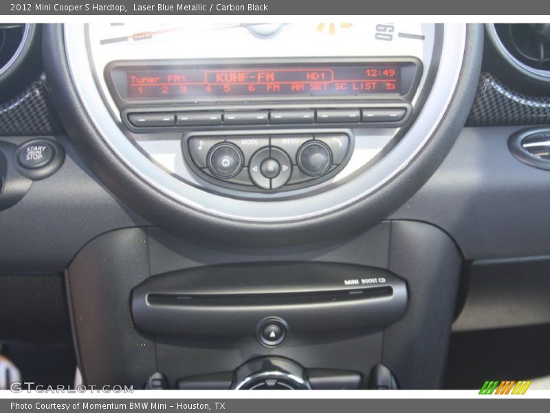Laser Blue Metallic / Carbon Black 2012 Mini Cooper S Hardtop