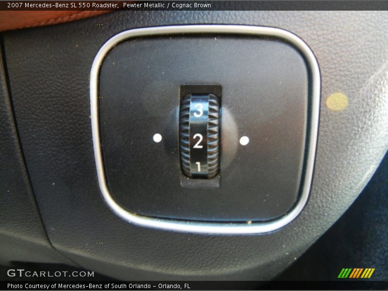 Pewter Metallic / Cognac Brown 2007 Mercedes-Benz SL 550 Roadster