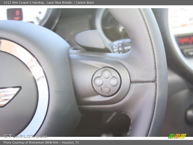 Laser Blue Metallic / Carbon Black 2012 Mini Cooper S Hardtop