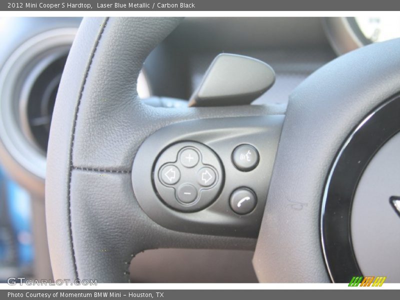 Laser Blue Metallic / Carbon Black 2012 Mini Cooper S Hardtop