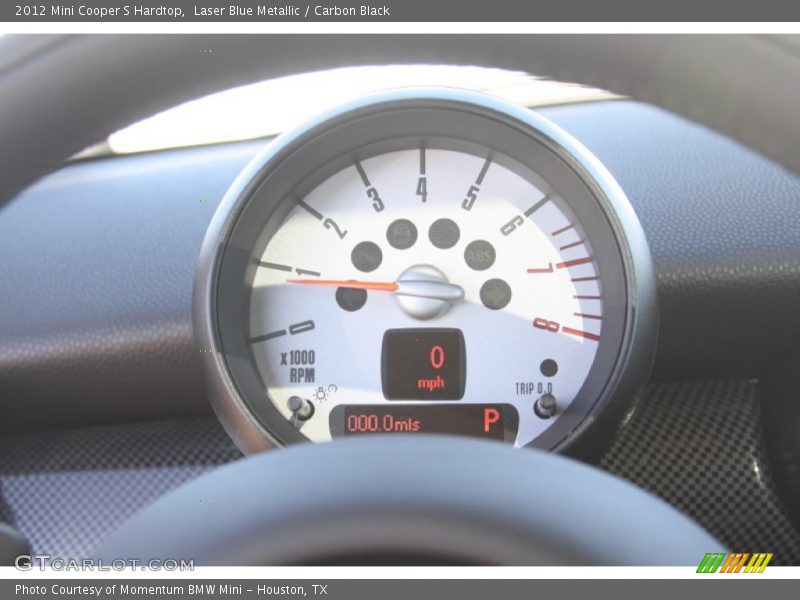 Laser Blue Metallic / Carbon Black 2012 Mini Cooper S Hardtop