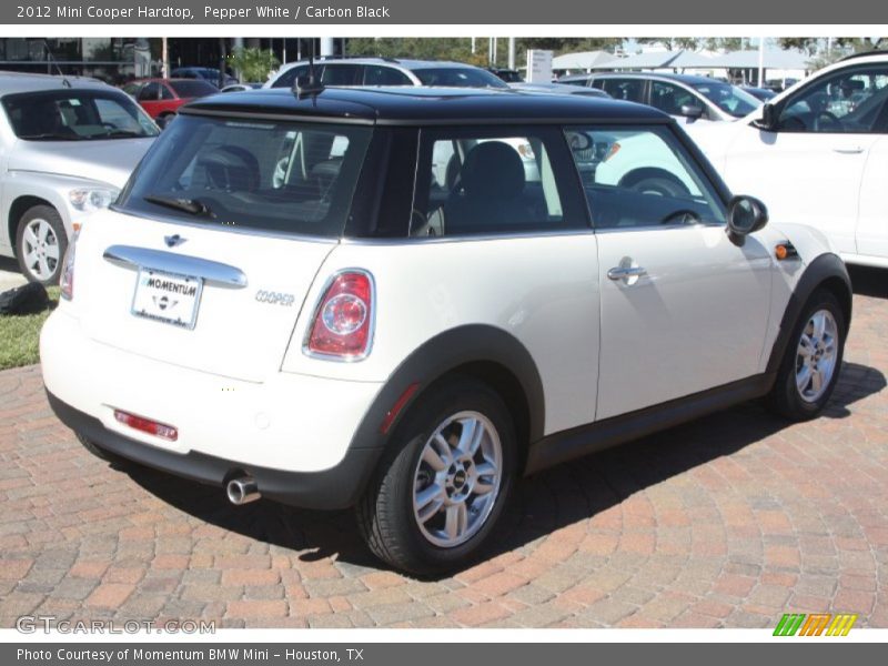Pepper White / Carbon Black 2012 Mini Cooper Hardtop