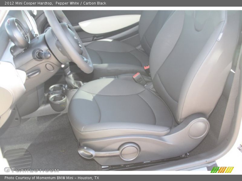 Pepper White / Carbon Black 2012 Mini Cooper Hardtop