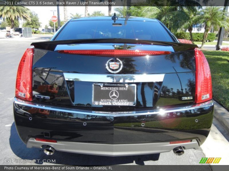 Black Raven / Light Titanium/Ebony 2011 Cadillac CTS 3.6 Sedan