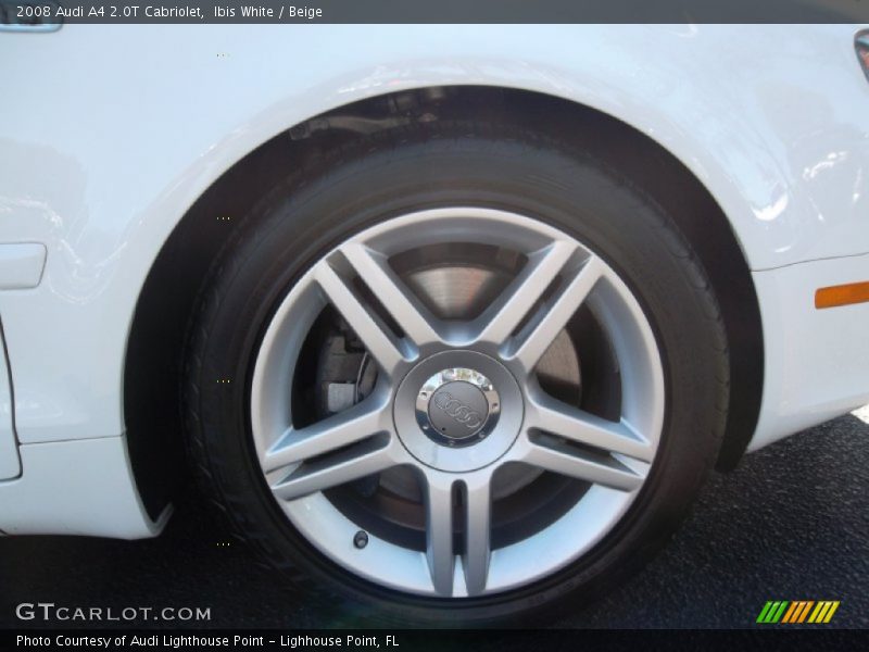 Ibis White / Beige 2008 Audi A4 2.0T Cabriolet