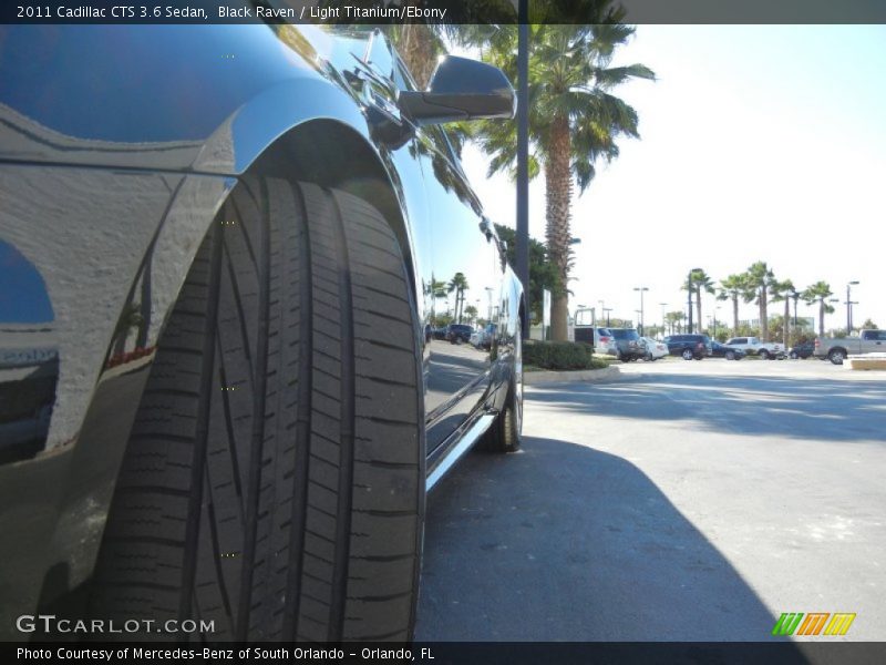 Black Raven / Light Titanium/Ebony 2011 Cadillac CTS 3.6 Sedan