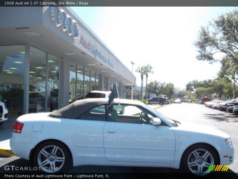 Ibis White / Beige 2008 Audi A4 2.0T Cabriolet