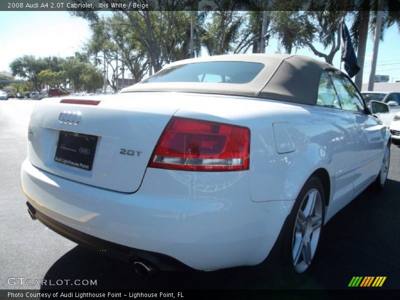 Ibis White / Beige 2008 Audi A4 2.0T Cabriolet