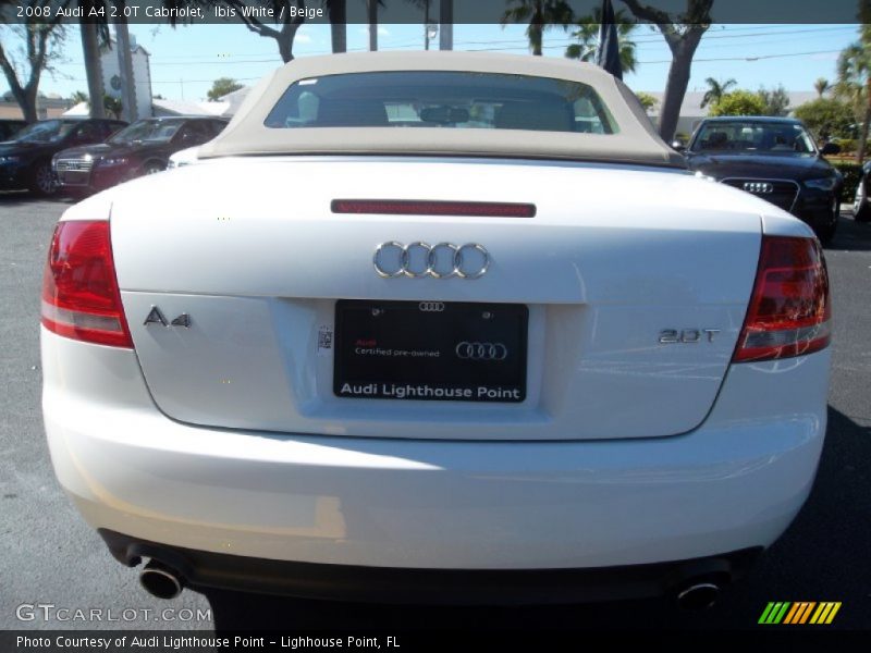 Ibis White / Beige 2008 Audi A4 2.0T Cabriolet