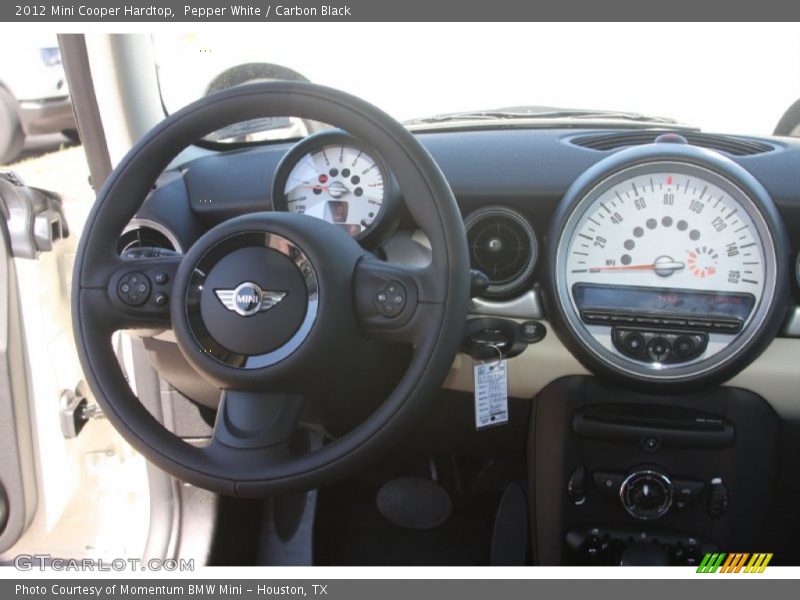 Pepper White / Carbon Black 2012 Mini Cooper Hardtop
