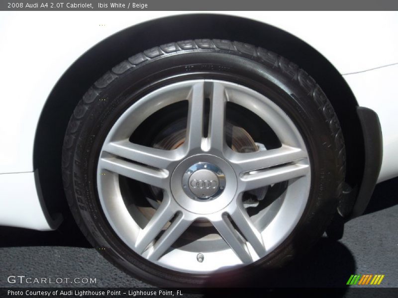 Ibis White / Beige 2008 Audi A4 2.0T Cabriolet