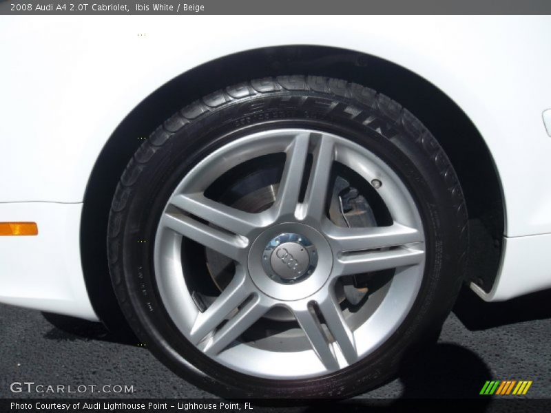 Ibis White / Beige 2008 Audi A4 2.0T Cabriolet