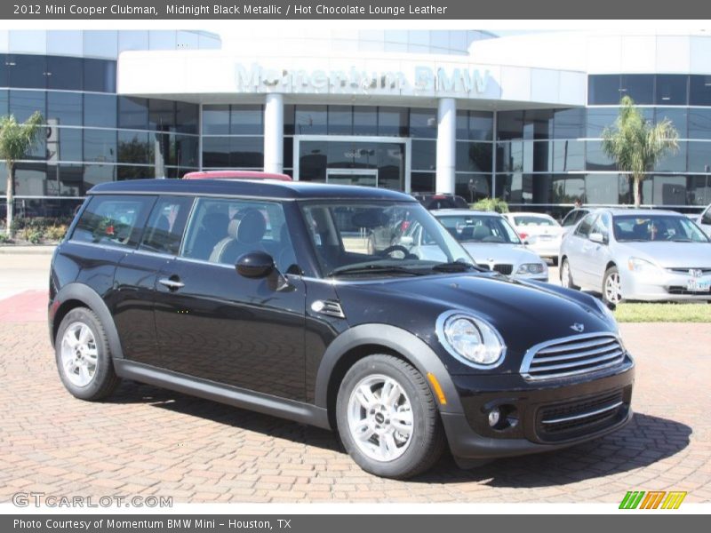 Midnight Black Metallic / Hot Chocolate Lounge Leather 2012 Mini Cooper Clubman