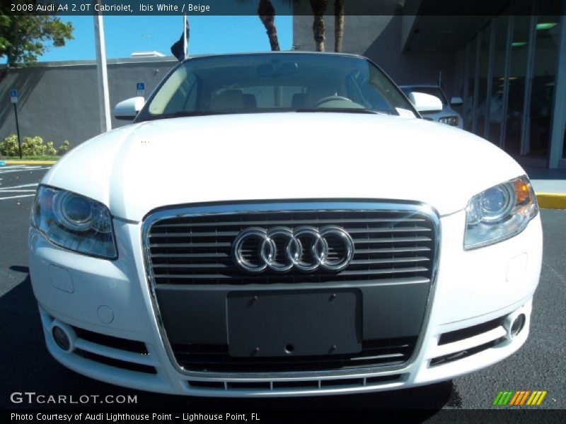 Ibis White / Beige 2008 Audi A4 2.0T Cabriolet