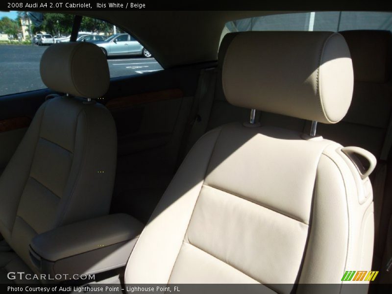 Ibis White / Beige 2008 Audi A4 2.0T Cabriolet