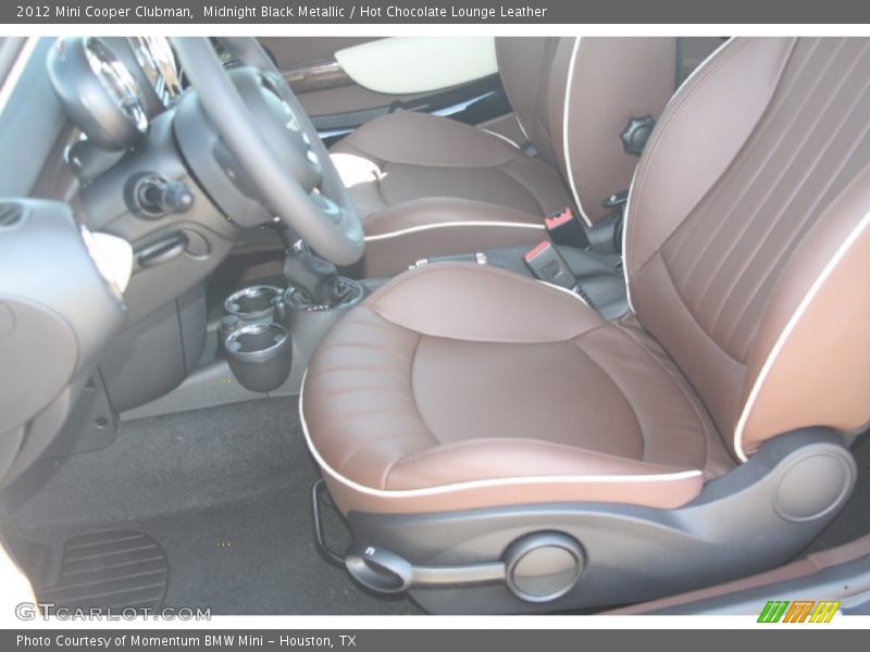 Midnight Black Metallic / Hot Chocolate Lounge Leather 2012 Mini Cooper Clubman