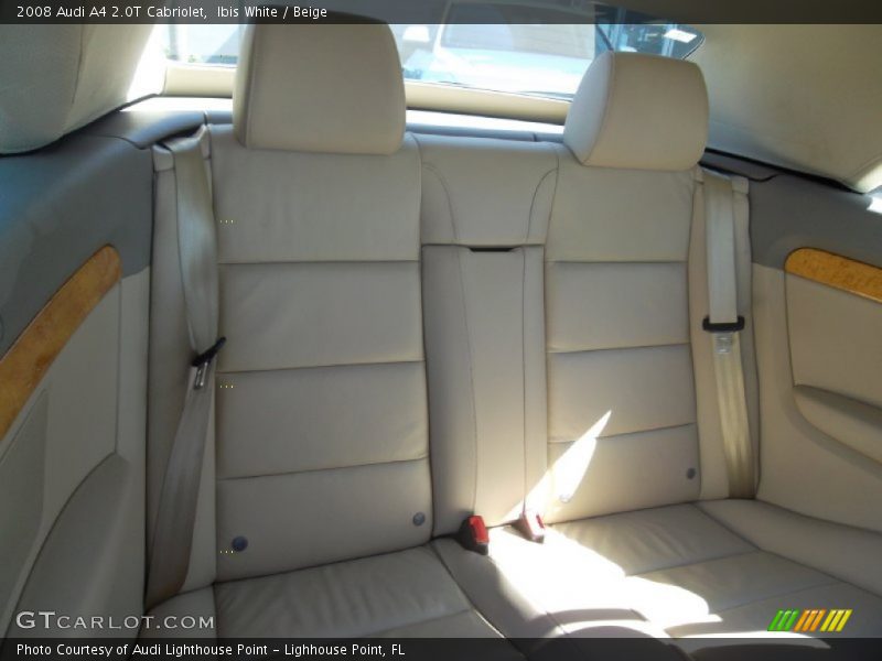 Ibis White / Beige 2008 Audi A4 2.0T Cabriolet