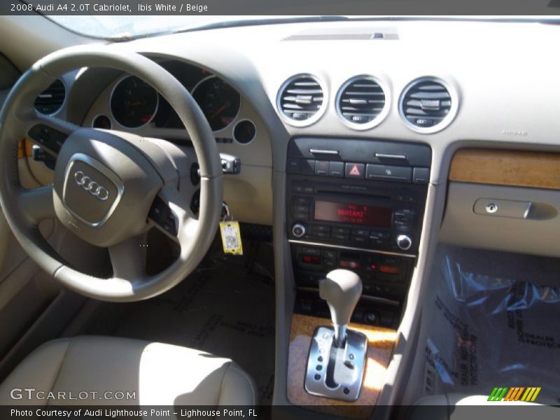 Ibis White / Beige 2008 Audi A4 2.0T Cabriolet