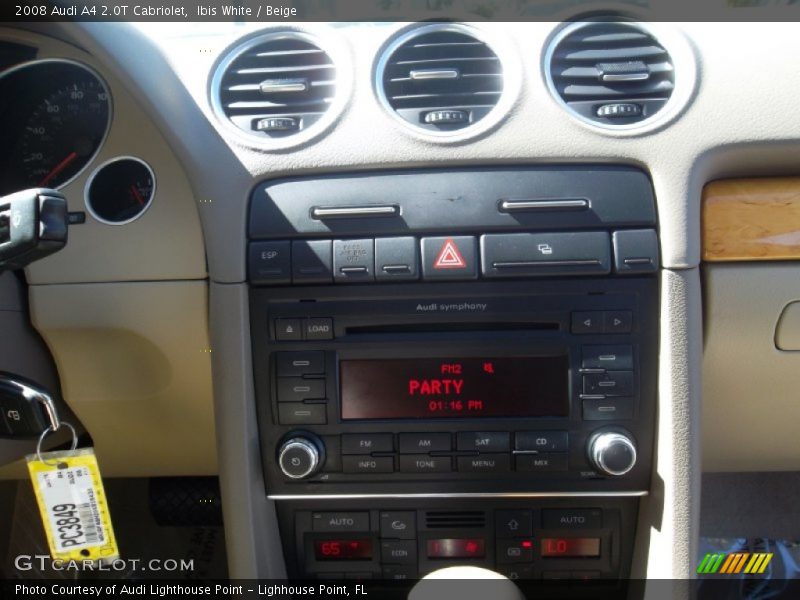 Ibis White / Beige 2008 Audi A4 2.0T Cabriolet