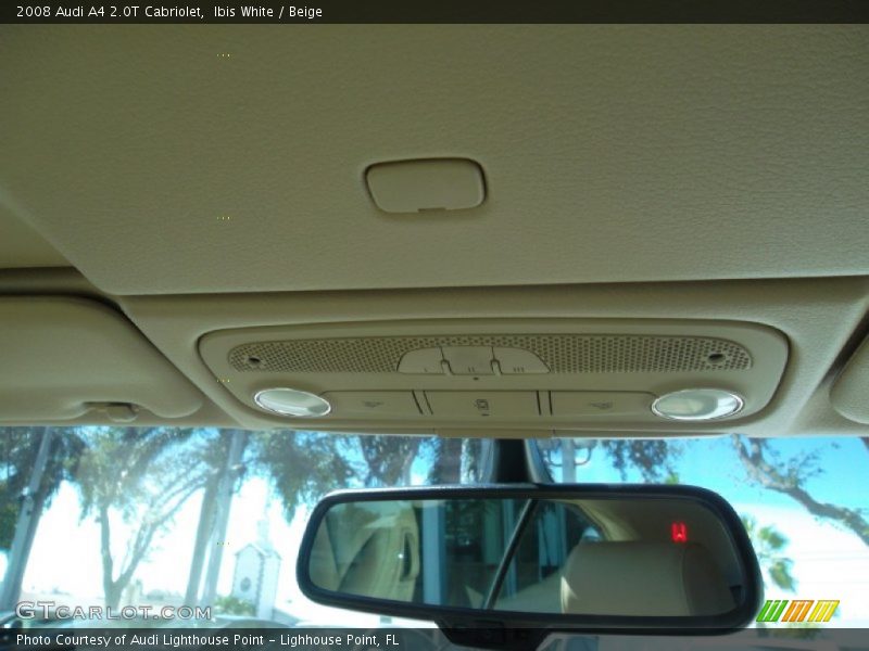 Ibis White / Beige 2008 Audi A4 2.0T Cabriolet