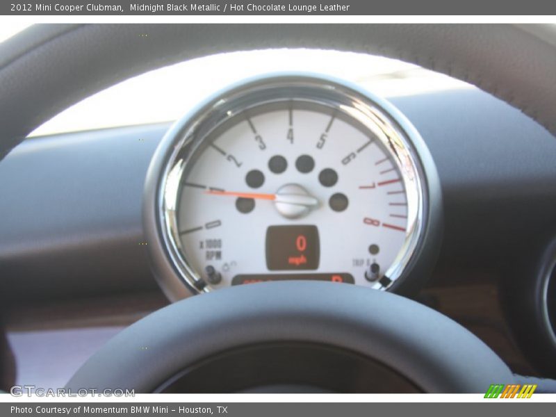 Midnight Black Metallic / Hot Chocolate Lounge Leather 2012 Mini Cooper Clubman