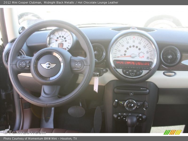 Midnight Black Metallic / Hot Chocolate Lounge Leather 2012 Mini Cooper Clubman