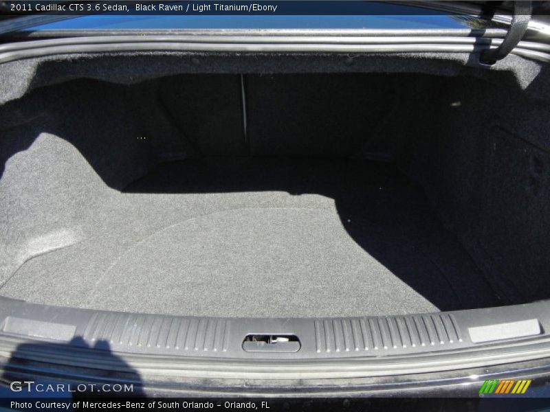  2011 CTS 3.6 Sedan Trunk