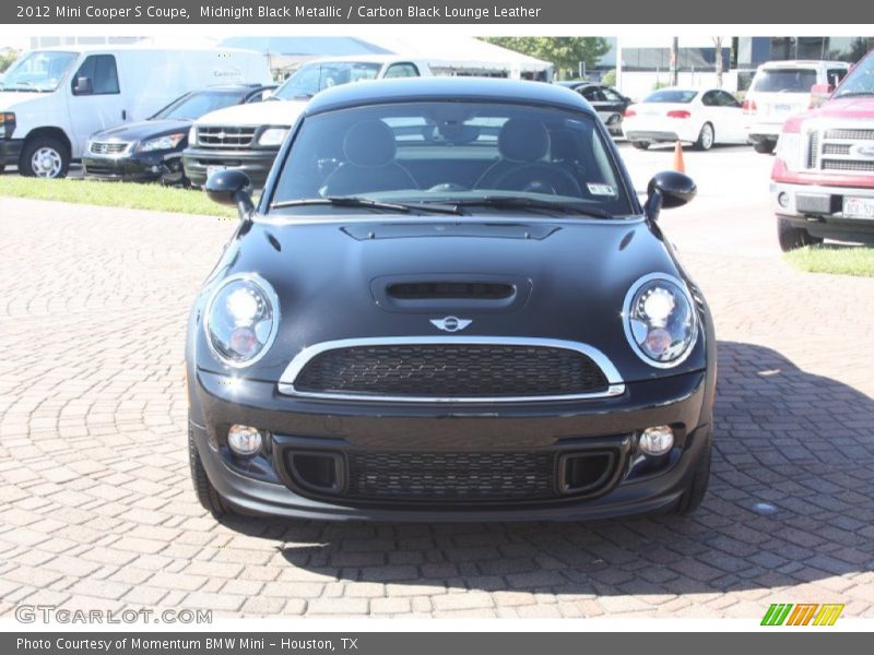 Midnight Black Metallic / Carbon Black Lounge Leather 2012 Mini Cooper S Coupe