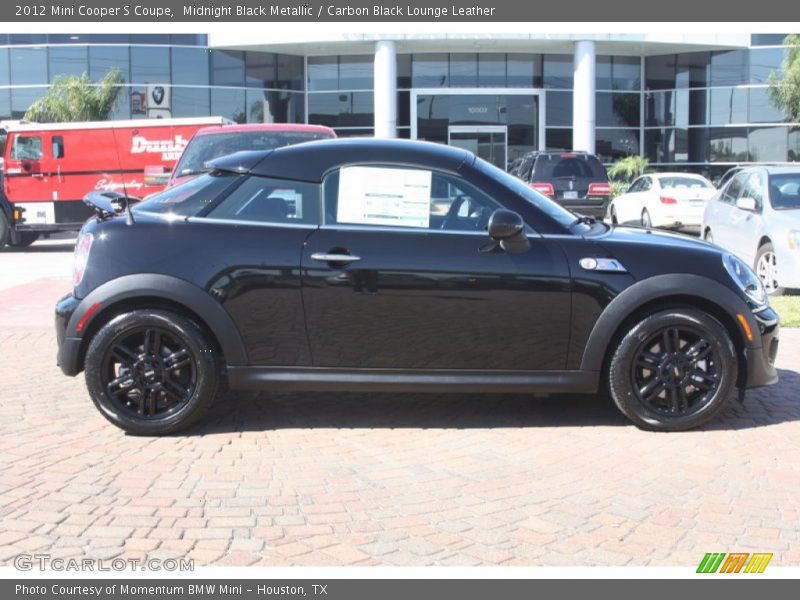  2012 Cooper S Coupe Midnight Black Metallic