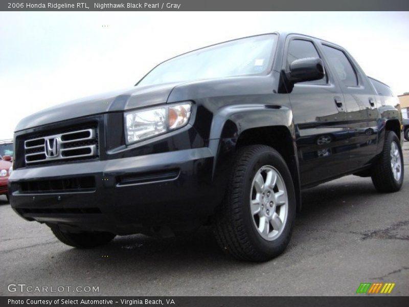 Nighthawk Black Pearl / Gray 2006 Honda Ridgeline RTL