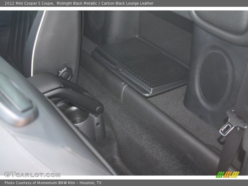 Midnight Black Metallic / Carbon Black Lounge Leather 2012 Mini Cooper S Coupe