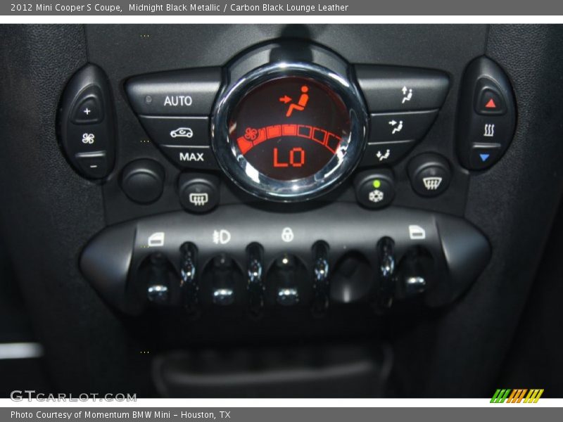 Midnight Black Metallic / Carbon Black Lounge Leather 2012 Mini Cooper S Coupe