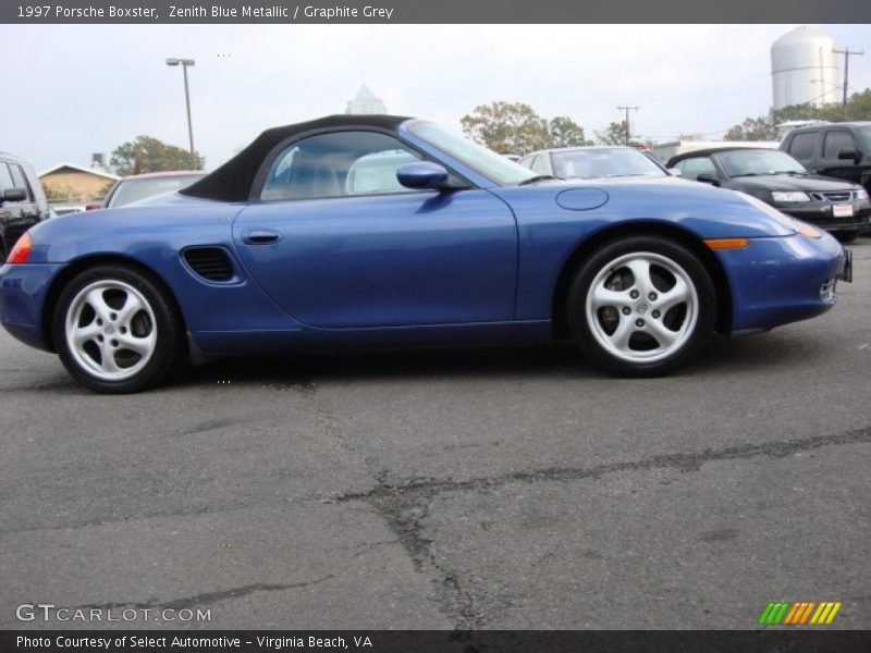 Zenith Blue Metallic / Graphite Grey 1997 Porsche Boxster